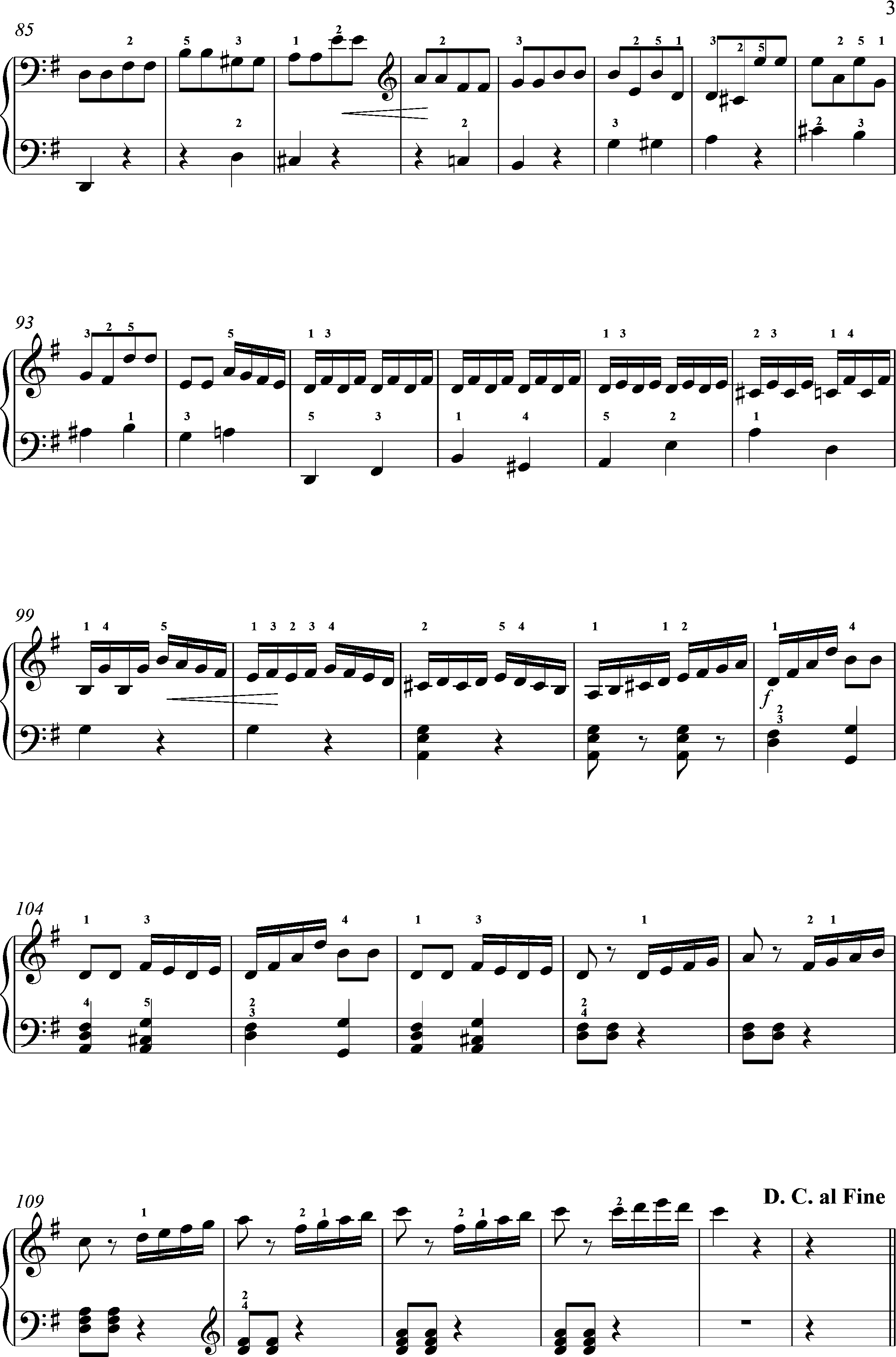 Clementi, op. 36Sonate 5--3.Satz- Rondo - Allegro molto, Seite 3